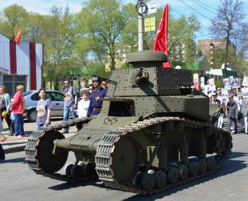 Гидравлический привод танка Т-18 к 70-летию Победы!